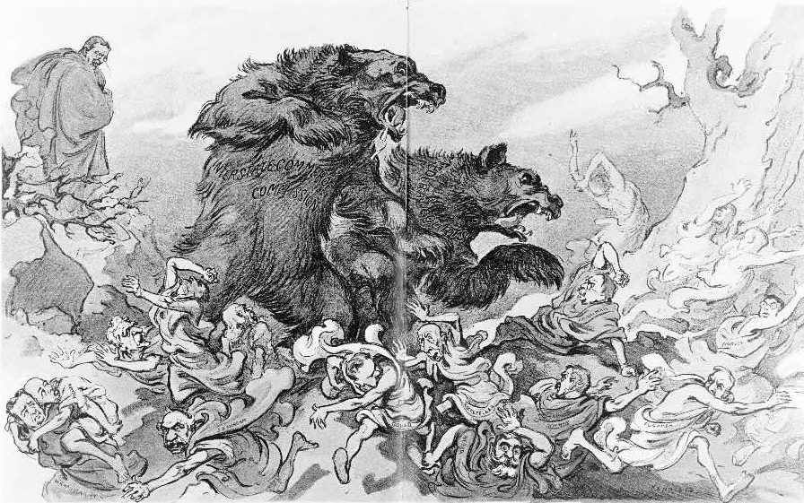 Bears on Wall Street during the Panic of 1907